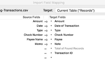 Import Field Mapping